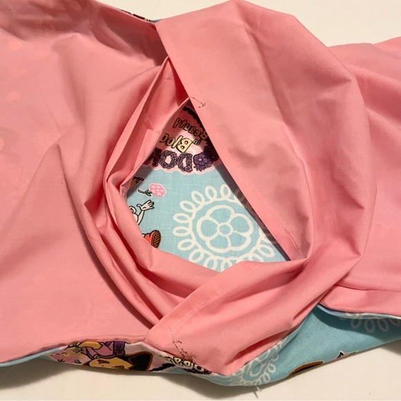 Dora the Explorer Beauty in Bloom Pillowcases Homemade 20.5” x 12.5” Lot of 2 - Picture 8 of 16